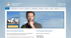 Desktop Screenshot of meditationsydney.org.au